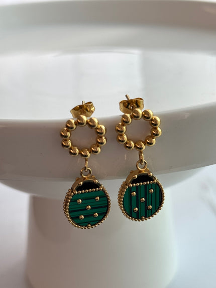 ARETE MARIQUITA ALAS CERRADAS VERDE