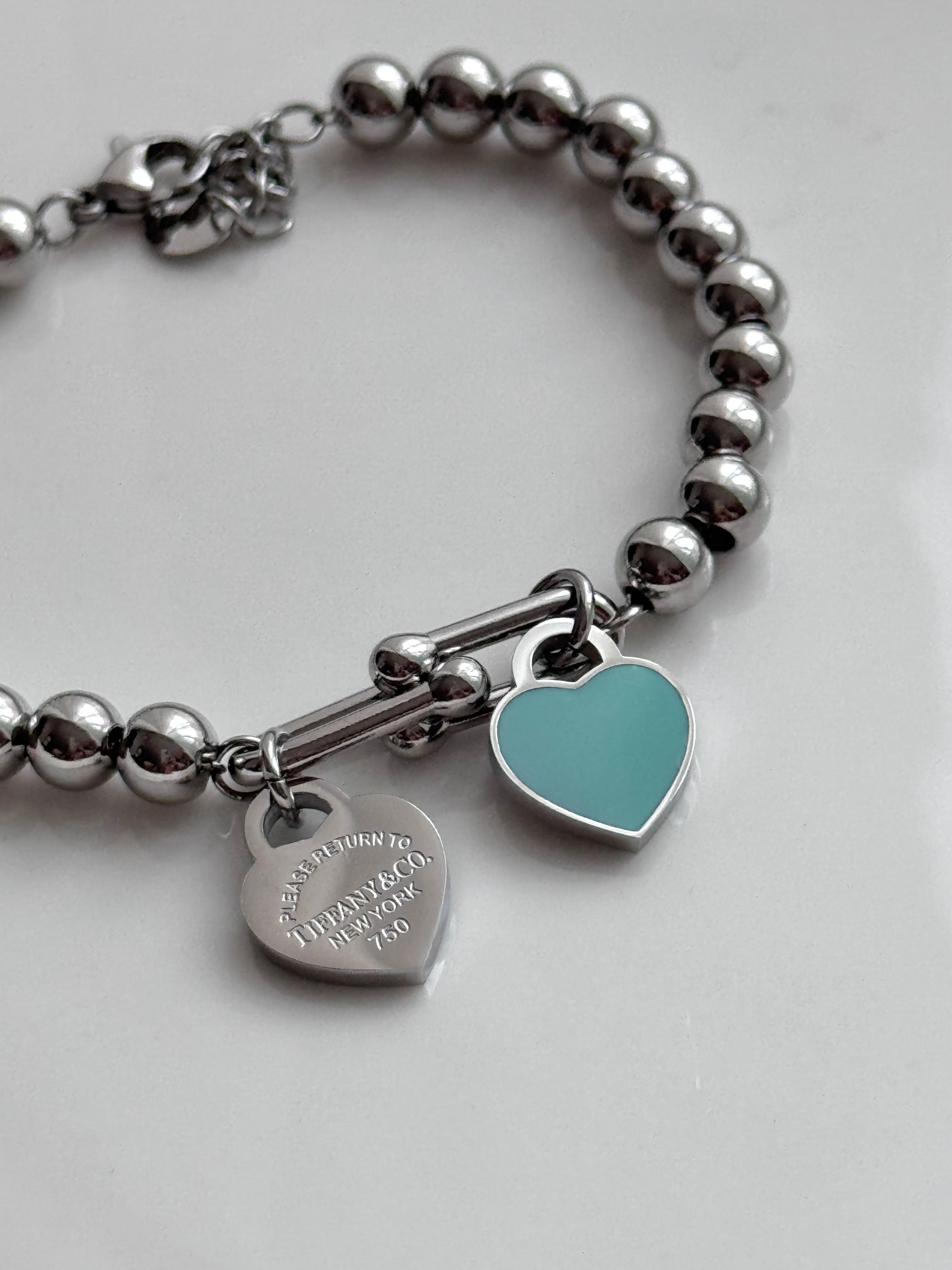 PULSERA BOLITAS Y ESLABÓN