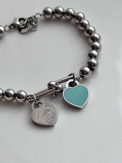 PULSERA BOLITAS Y ESLABÓN