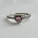 ANILLO CORAZÓN ROSA