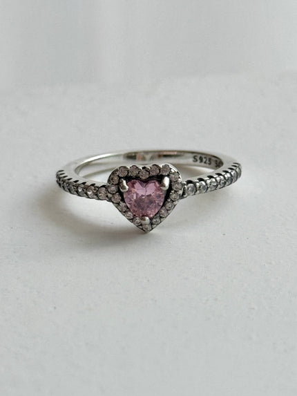 ANILLO CORAZÓN ROSA