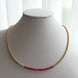 COLLAR BOLITAS ROSA