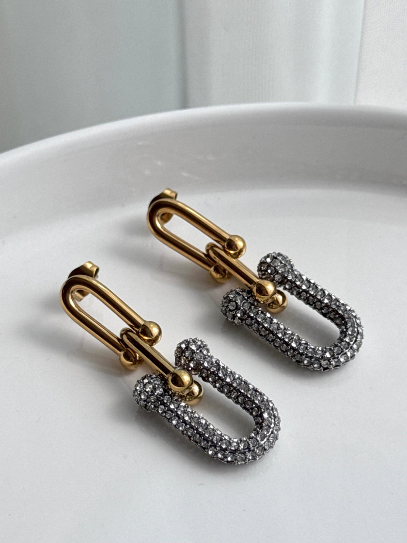 ARETE ESLABÓN LARGO CON CRISTAL