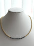 COLLAR BOLITAS NEGRO / GRIS