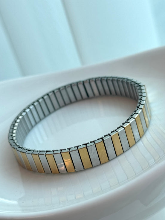 BRAZALETE TRIPLES BICOLOR