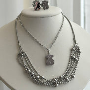 SET DOBLE COLLAR VARIAS CADENAS