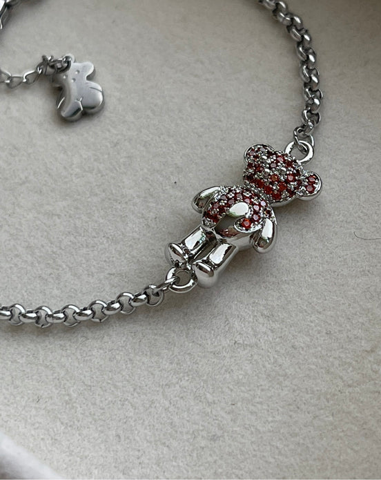 PULSERA OSITO ZIRCONIA