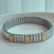 BRAZALETE STRIPES BICOLOR CON ZIRCONIA