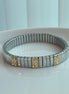 BRAZALETE STRIPES BICOLOR CON ZIRCONIA