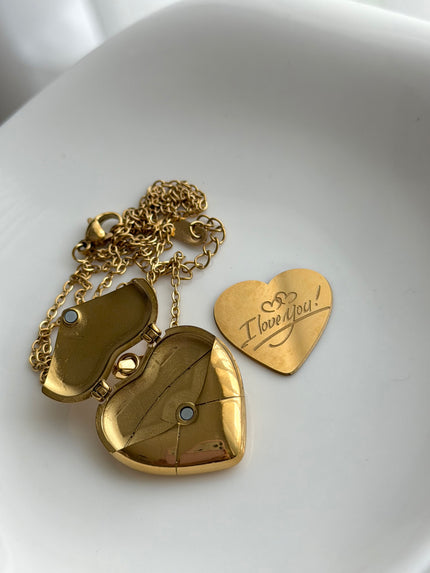COLLAR CORAZON I LOVE YOU