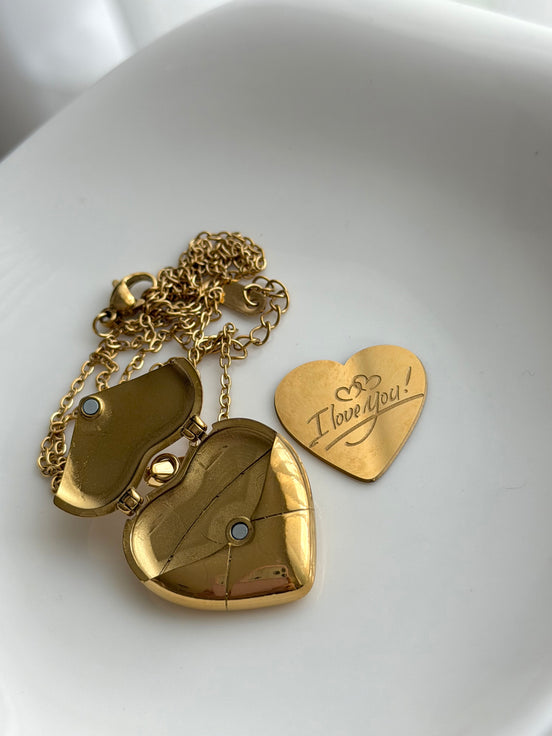 COLLAR CORAZON I LOVE YOU