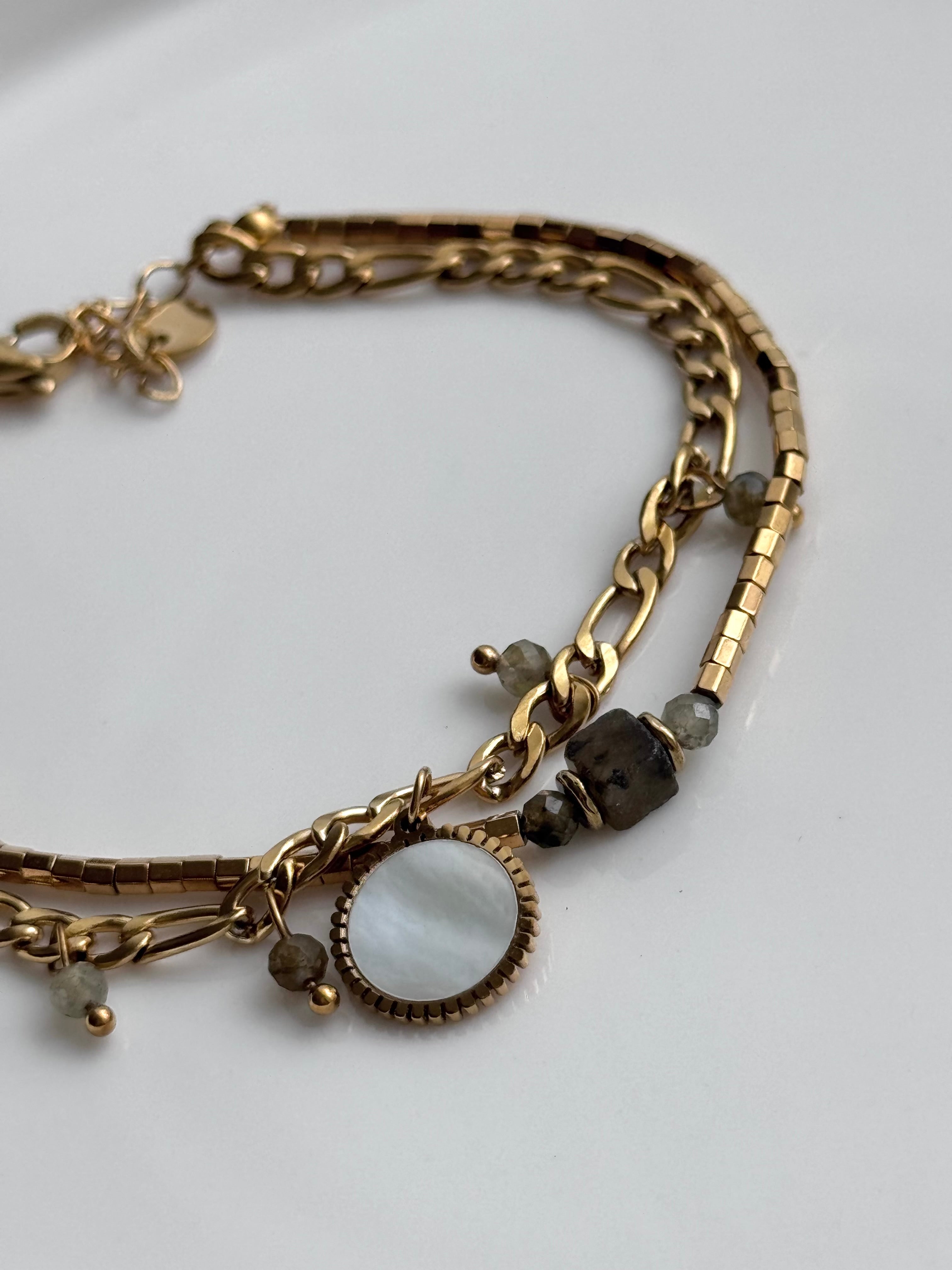 PULSERA DOBLE CADENA