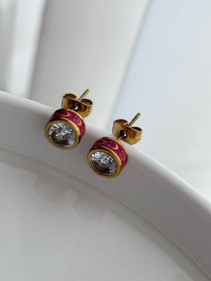 ARETE CRISTAL ROJO