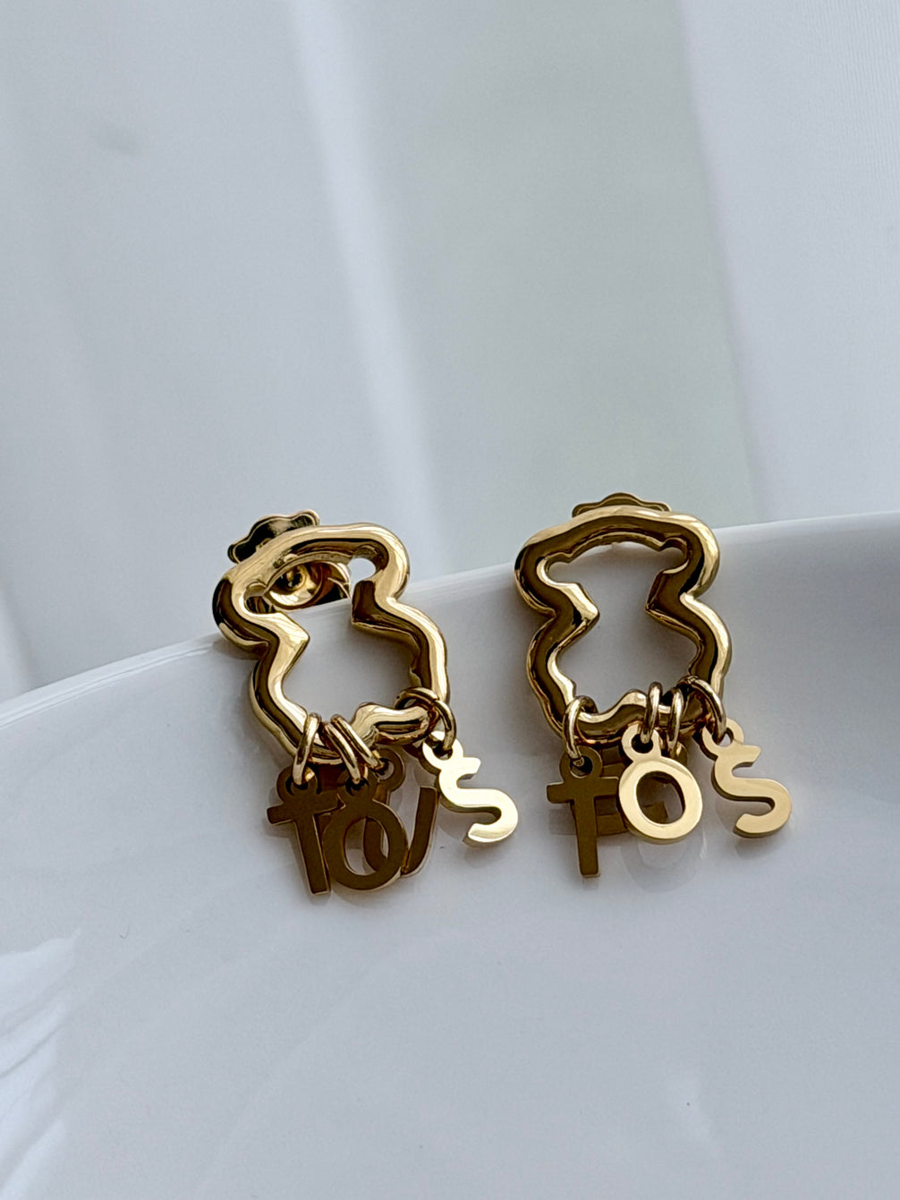 ARETE OSITO CON LETRAS