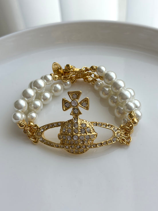 PULSERA PERLAS CRISTAL