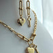 SET ESLABONES CON CORAZON
