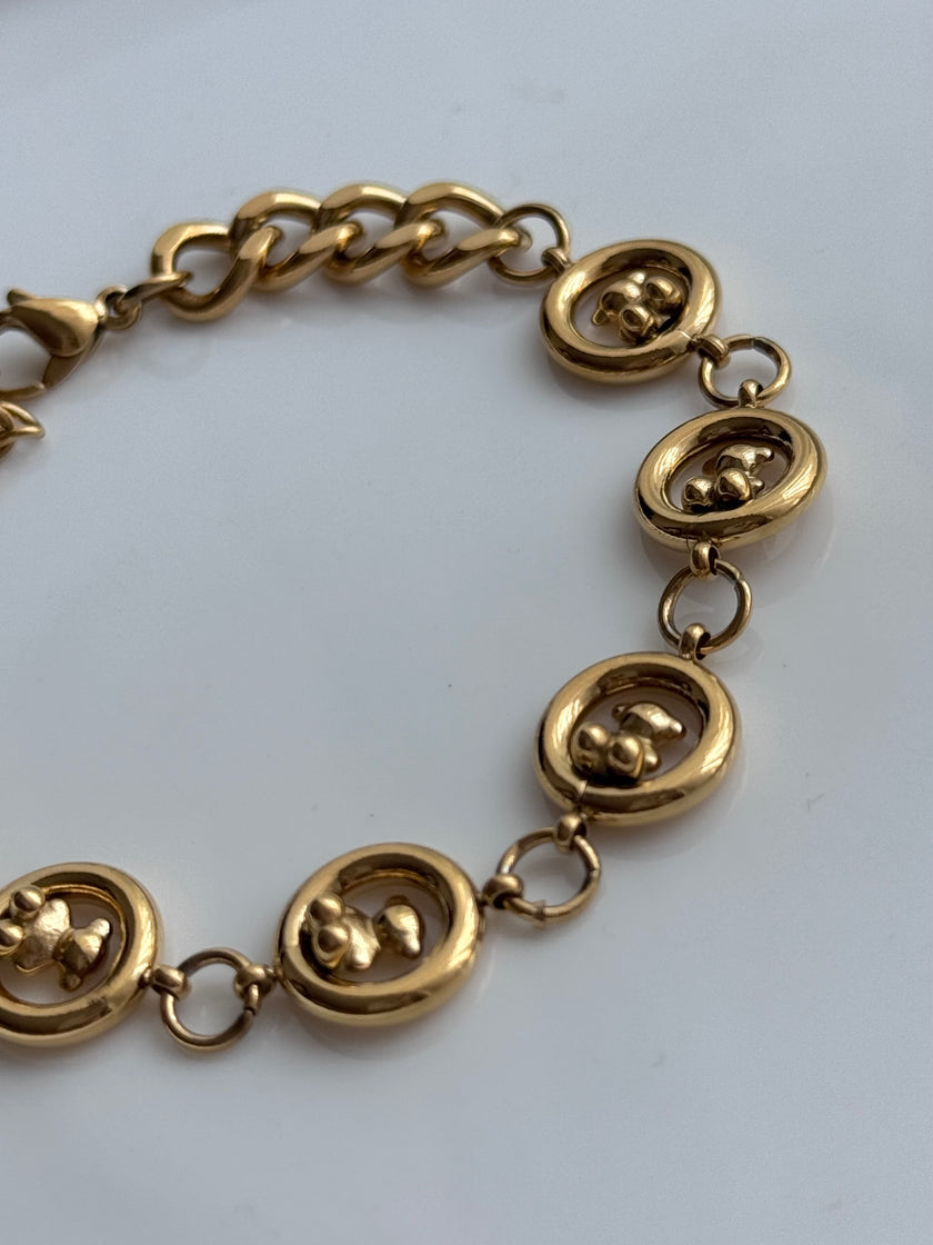 PULSERA CÍRCULOS CON OSOS