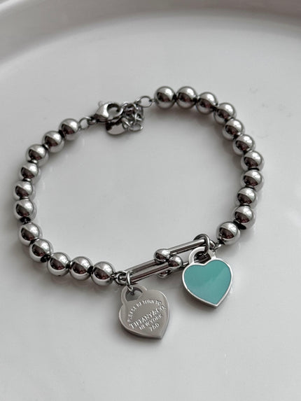PULSERA BOLITAS Y ESLABÓN