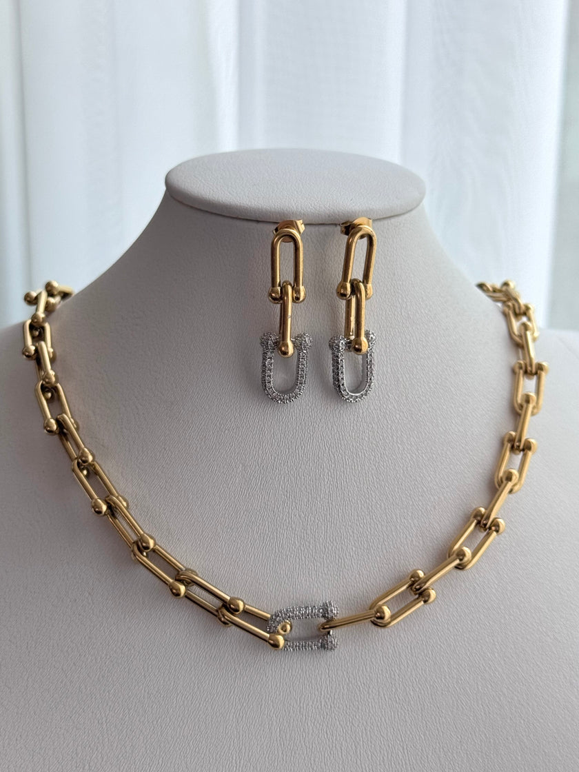 SET COMPLETO ESLABÓN CRISTAL