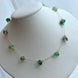 COLLAR GREEN STONE