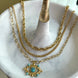 COLLAR TRIPLE OJO