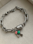 PULSERA ESLABONES CON DIJES
