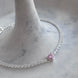 PULSERA CRISTAL CORAZON ROSA