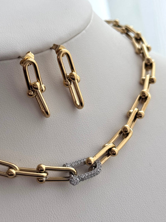 SET DE ESLABONES CON ZIRCONIA